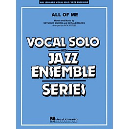 Hal Leonard All Of Me Vocal Solo Jazz Band Level 3 - 4