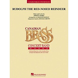 Hal Leonard Rudolph The Red-Nosed Reindeer (Canadian Brass Version) Concert Band Level 4