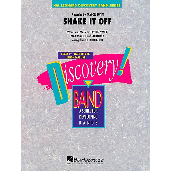 Hal Leonard Shake It Off Concert Band Level 1.5