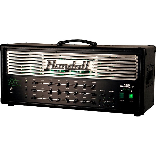 Randall KH103 Kirk Hammett Signature 120W Tube Guitar Amp Half Stack