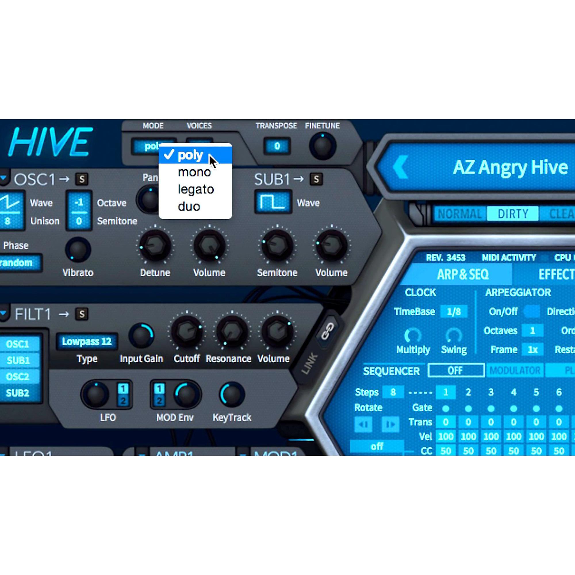 U-he Hive2  daw プラグイン Hive 2: Sleek, streamlined, supercharged | u-he
