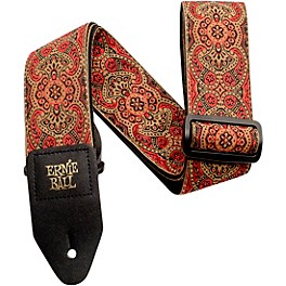 Ernie Ball Jacquard Polypro Guitar Strap Pleasant Pheasant Ernie Ball Jacquard Polypro Guitar Strap Crimson Paisley