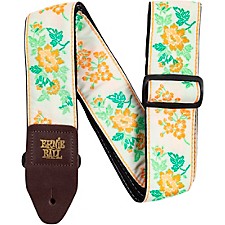 Ernie Ball Red Rose Jacquard Strap