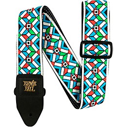 Ernie Ball Jacquard Polypro Guitar Strap Kaleidoscope Blue