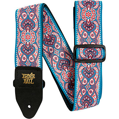 Ernie Ball Jacquard Polypro Guitar Strap Pink Paisley for sale