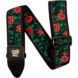 Ernie Ball Jacquard Polypro Guitar Strap Black Heart Ernie Ball Jacquard Polypro Guitar Strap Spanish Rose