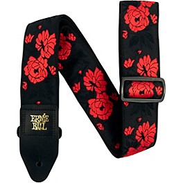 Ernie Ball Jacquard Polypro Guitar Strap Red King Ernie Ball Jacquard Polypro Guitar Strap Tango Rose