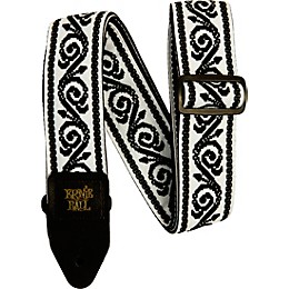 Ernie Ball Jacquard Polypro Guitar Strap Black Vine