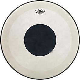 Remo Powerstroke 3 Coated Bass Drum Head with Black Dot 18 in. Remo Powerstroke 3 Coated Bass Drum Head with Black Dot 26 in.