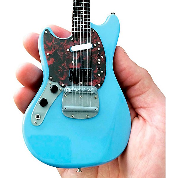 Axe Heaven Fender Mustang Sonic Blue Miniature Guitar Replica ...