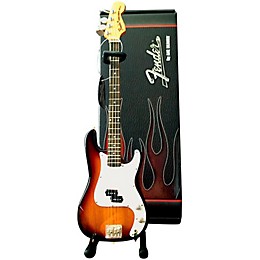 Open Box Axe Heaven Fender Precision Bass Sunburst Miniature Guitar Replica Collectible Level 1