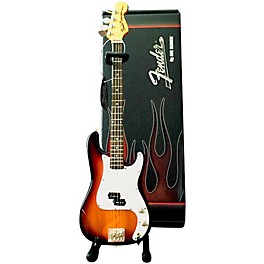 Open Box Axe Heaven Fender Precision Bass Sunburst Miniature Guitar Replica Collectible Level 1