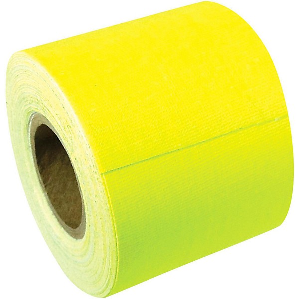 American Recorder Technologies Mini Roll Gaffers Tape 2 In x 8 Yards Flourescent Colors Neon Yellow
