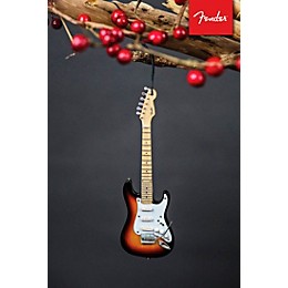 Axe Heaven Fender Sunburst Strat 6" Holiday Ornament