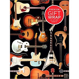 Hal Leonard Guitar Collage Wrapping Paper