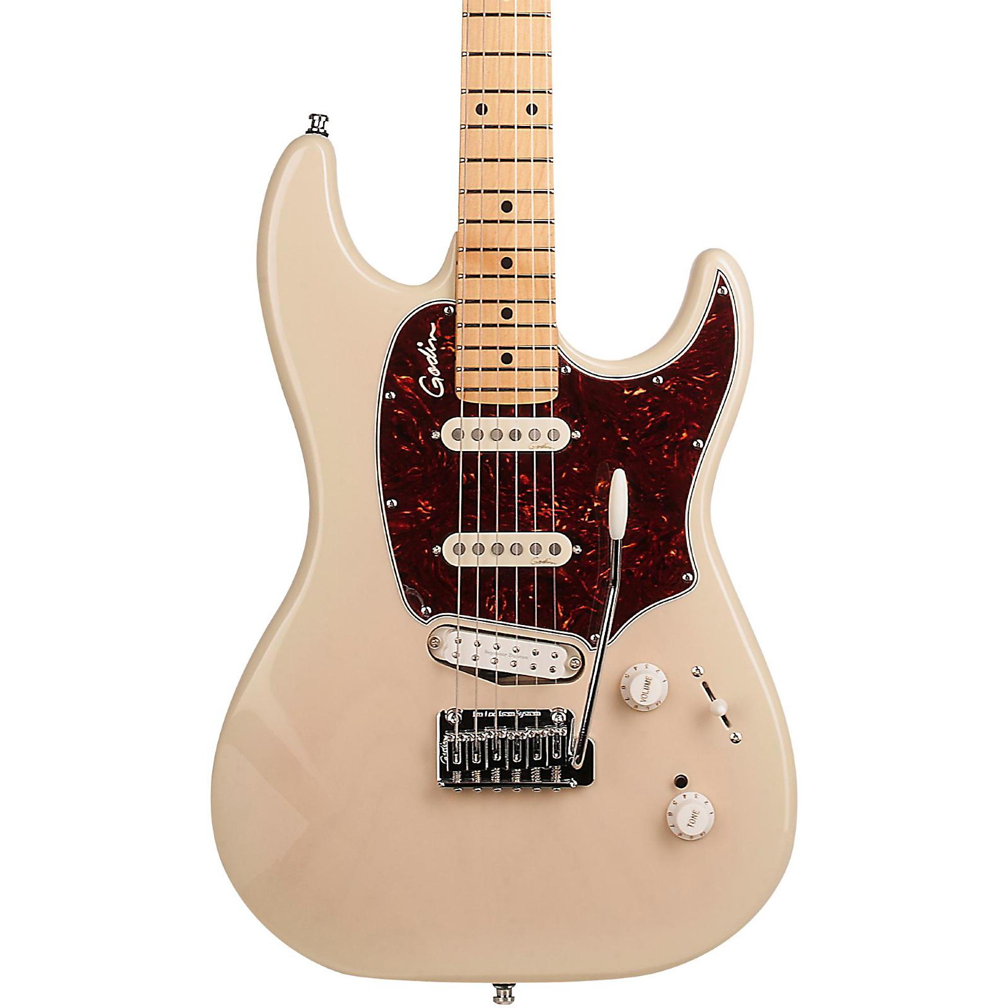 Open Box Godin Progression Plus Trans Cream HG, Maple Fingerboard