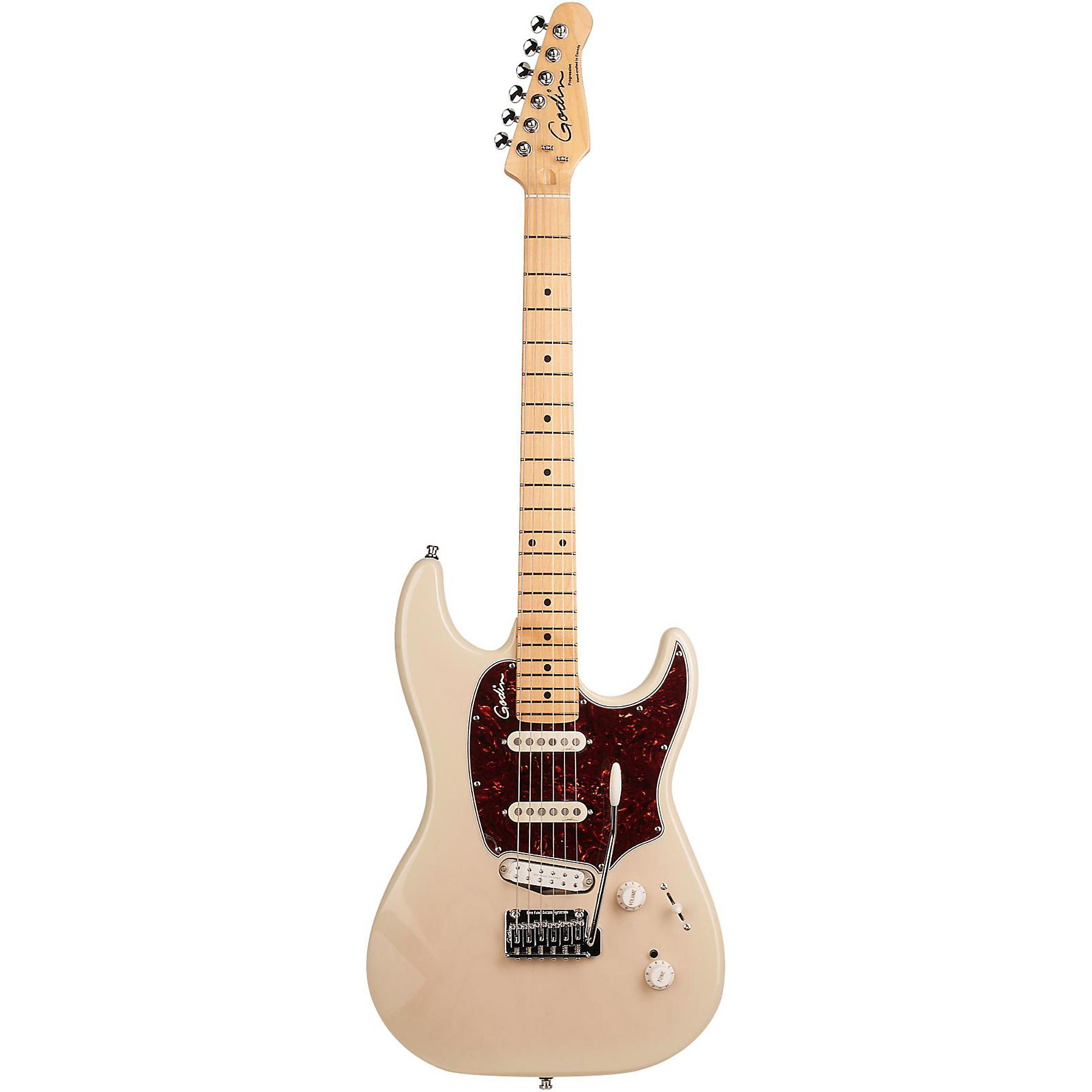 Open Box Godin Progression Plus Trans Cream HG, Maple Fingerboard