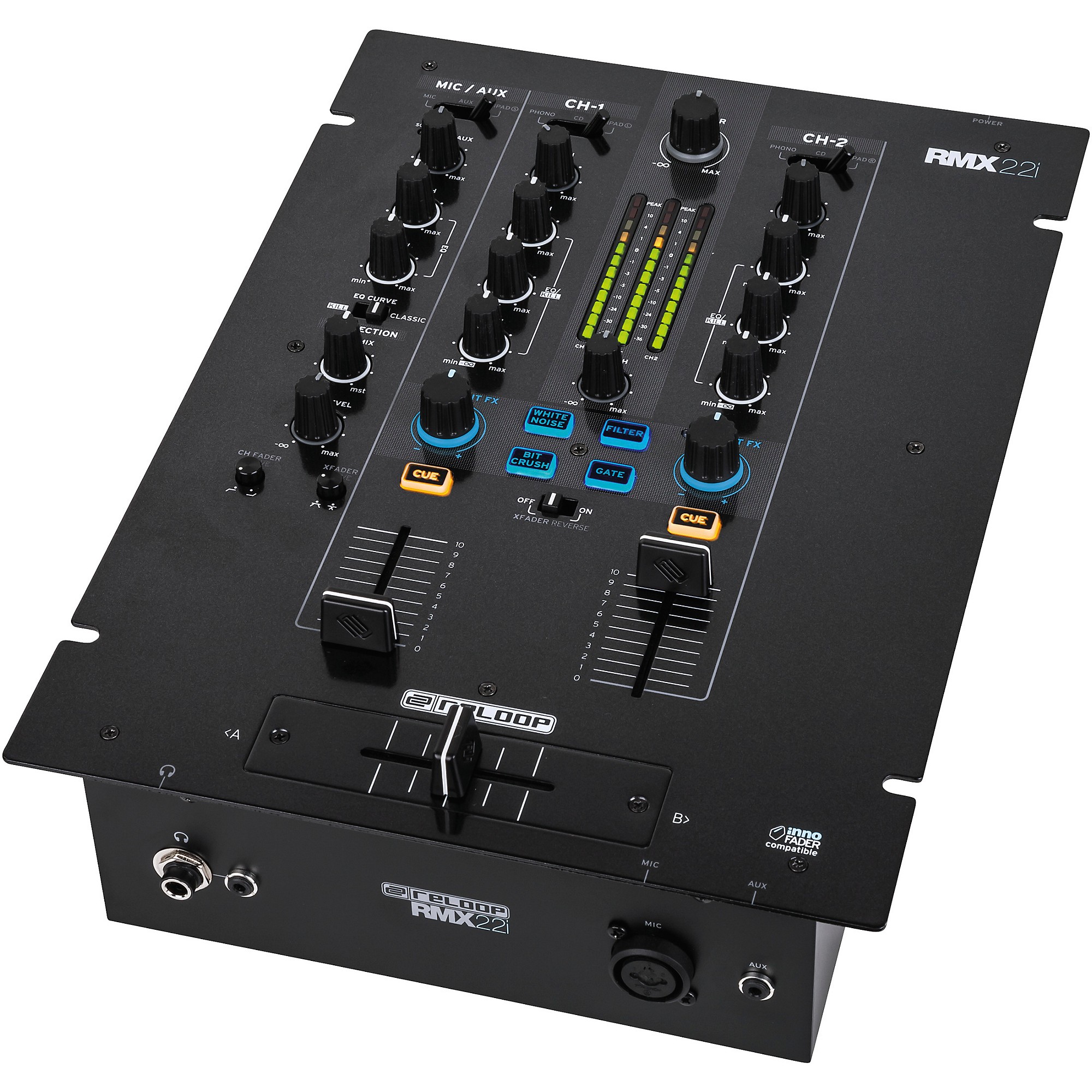 Reloop RMX 22i DJミキサー Reloop RMX-22I 2-Channel MIDI Mixer | Guitar Center
