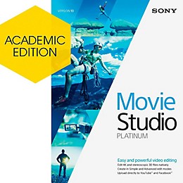 Magix Movie Studio 13 Platinum - Academic Software Download