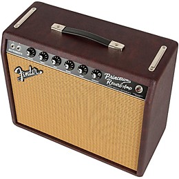Open Box Fender Limited Edition '65 Princeton Reverb 15W 1x12 Tube Guitar Combo Amp Bordeaux Reserve Level 1