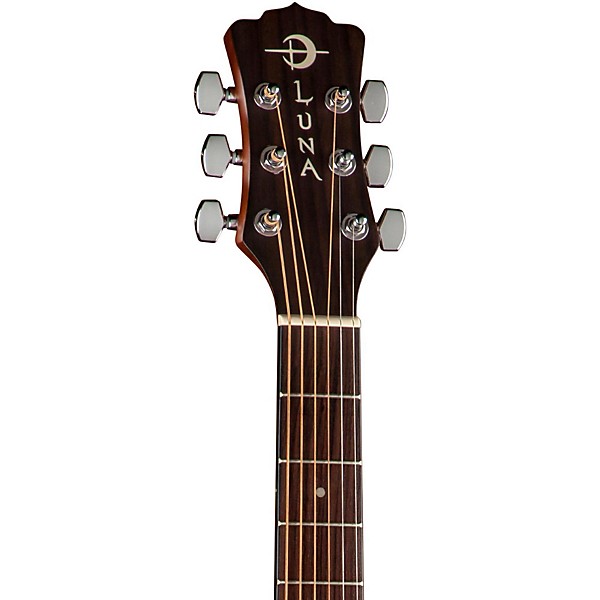 Open Box Luna Gypsy Dream Parlor Acoustic-Electric Guitar Level 1 Natural