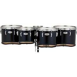 Pearl Championship Maple Marching Tenor Drums Quint Sonic Cut 6, 10, 12, 13, 14 in. Midnight Black #46