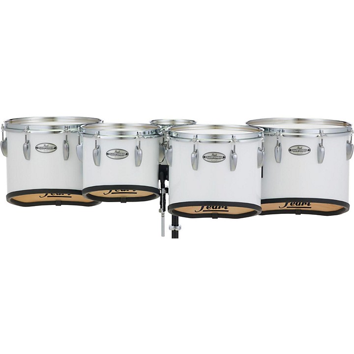 Pearl Championship Maple Marching Tenor Drums Quint Sonic Cut 6, 10, 12 ...