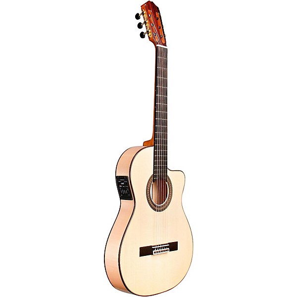 Open Box Cordoba 55FCE Acoustic-Electric Nylon String Flamenco Guitar Level 2 Natural Blonde 888365984070