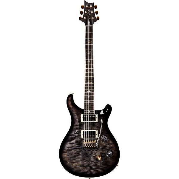 PRS 58/15 Limited Run - Artist Grade Figured Maple Top, Solid Shell Blue Purple Red Abalone Bird Inlays Charcoal Burst