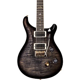 PRS 58/15 Limited Run - Artist Grade Figured Maple Top, Solid Shell Blue Purple Red Abalone Bird Inlays Charcoal Burst