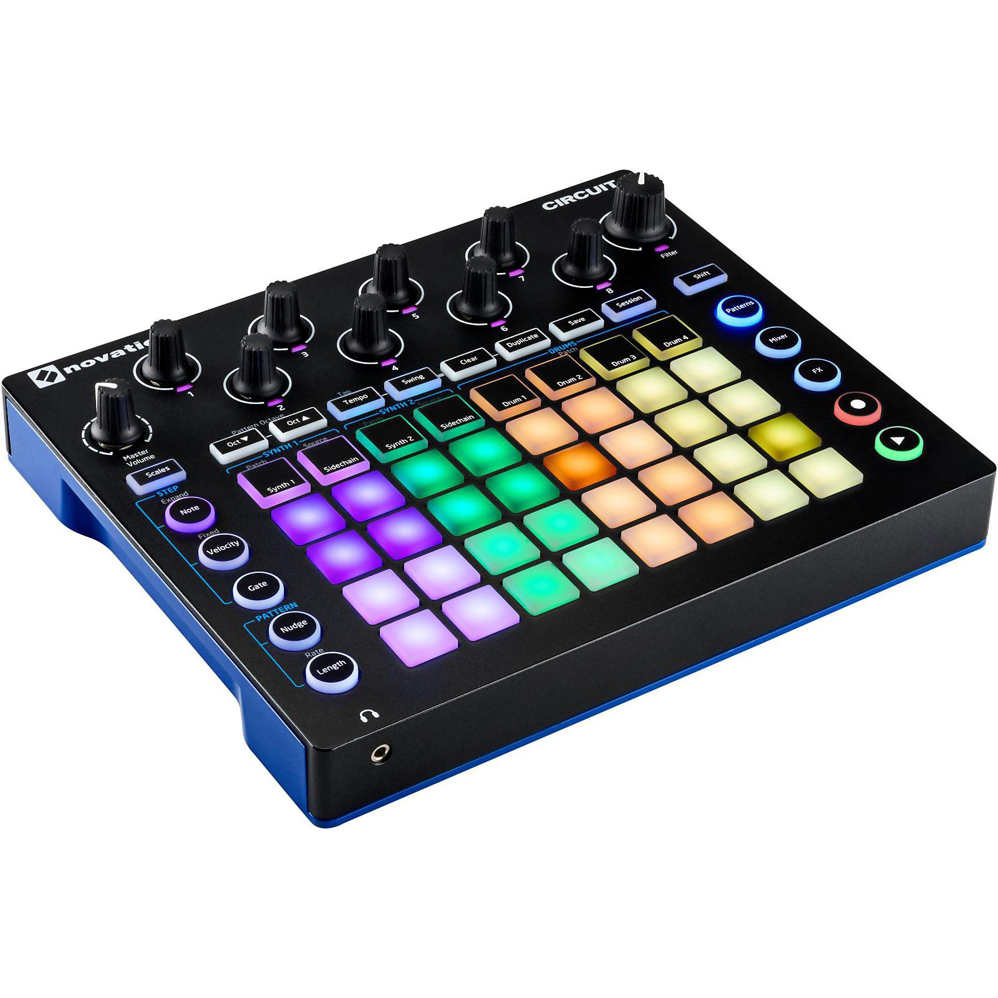 Novation グルーブボックス Circuit w17b8b5 Novation Circuit Groove Box + Sample Import | Guitar Center