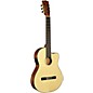 Kala KA-GTR-SMTN-E Thinline Nylon String Acoustic-Electric Guitar Natural