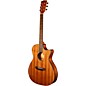 Kala KA-GTR-MTS-E Thinline Mahogany Acoustic-Electric Guitar Natural