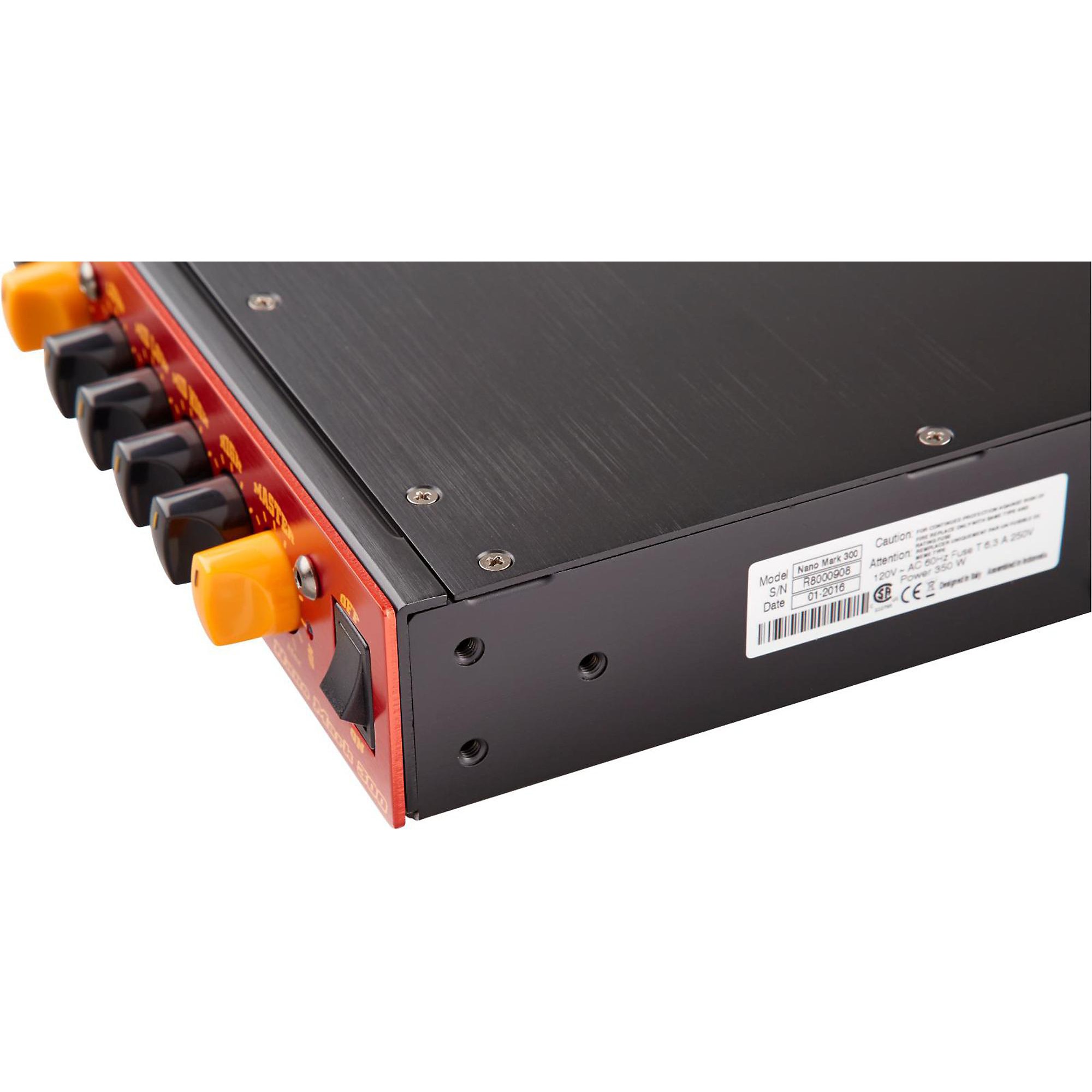 Markbass Nano Mark 300 Compact 300W Bass Amp Head Red | Guitar Center