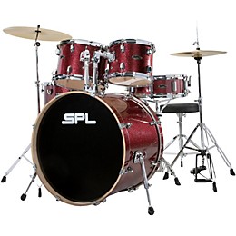 Sound Percussion Labs Unity Birch Series 5-Piece Complete Drum Set Red Mist