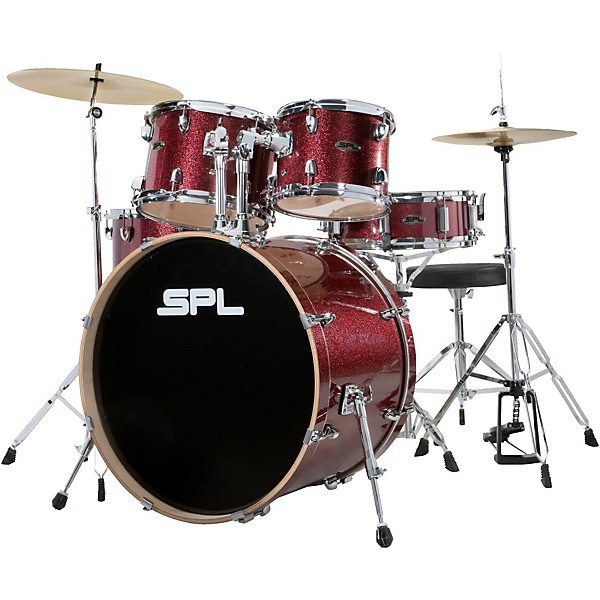 Sound Percussion Labs Unity Birch Series 5-Piece Complete Drum Set Red Mist