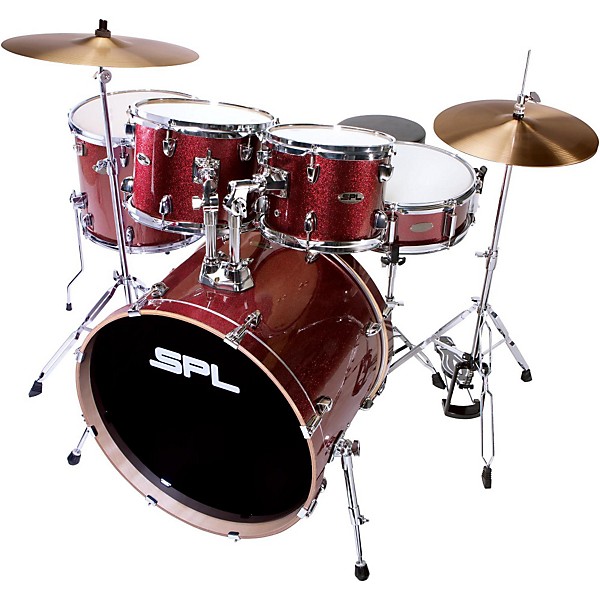 Sound Percussion Labs Unity Birch Series 5-Piece Complete Drum Set Red Mist