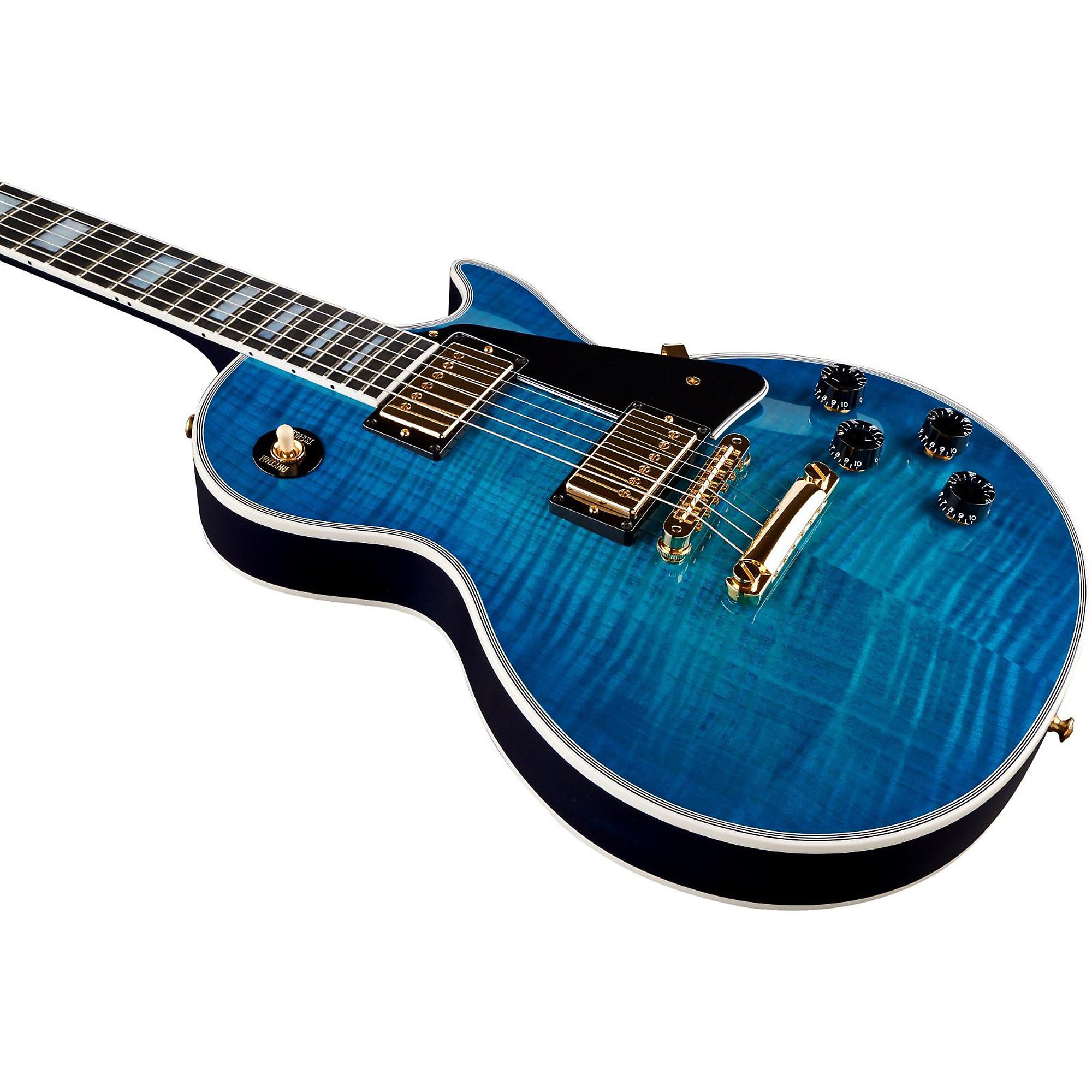 ☆美品☆Les Paul Traditional Pro Aqua Blue Open Box Epiphone 2014 Les Paul Traditional PRO Electric