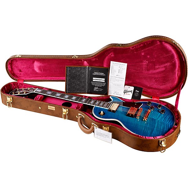 Platinum Gibson Custom 2015 Les Paul Custom Figured Electric
