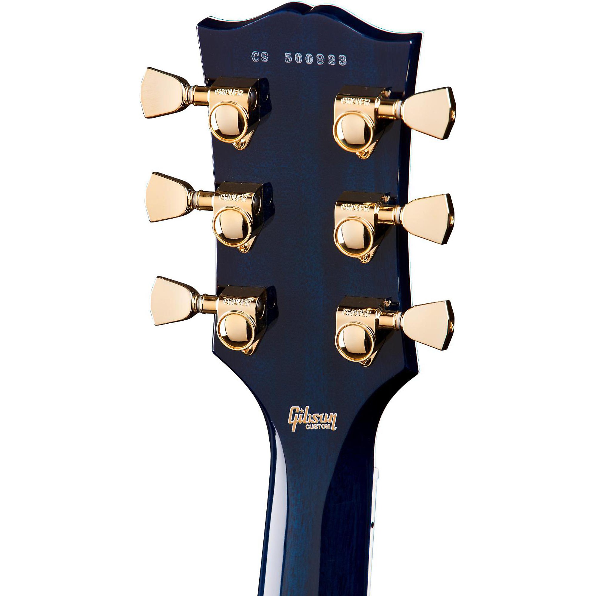 Platinum Gibson Custom 2015 Les Paul Custom Figured Electric