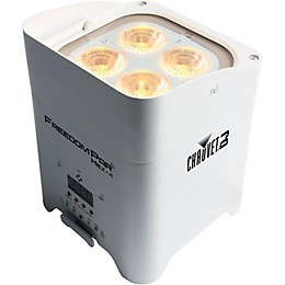 CHAUVET DJ Freedom Par Hex-4 Battery-Powered/Wireless RGBAW+UV LED Par Wash Light - White White