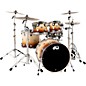 DW Collector's Series 4-Piece Satin Specialty Burnt Toast Fade Shell Pack With Chrome Hardware thumbnail
