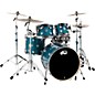 DW Collector's Series 4-Piece FinishPly Teal Glass Shell Pack With Chrome Hardware thumbnail