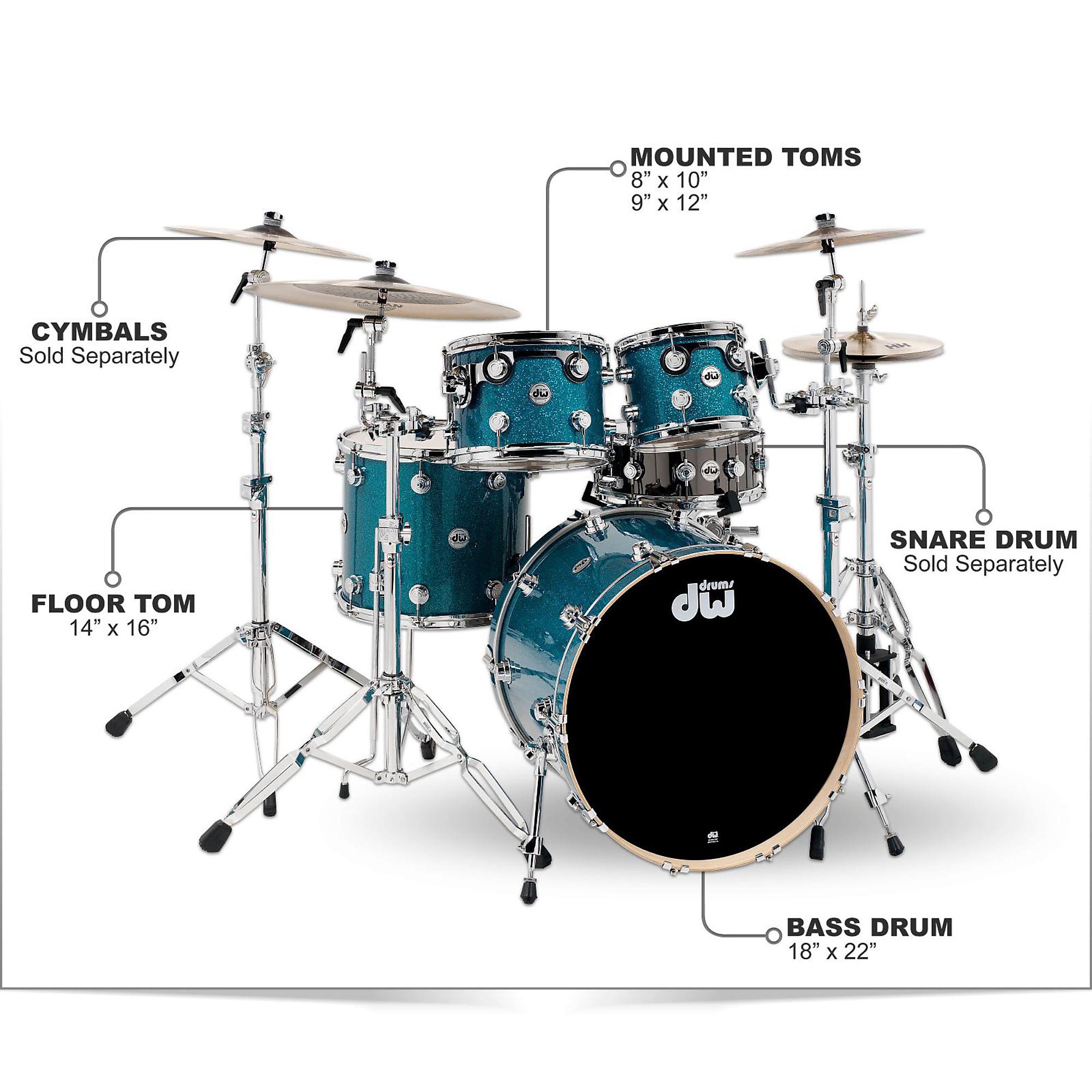 V系★東京カルテット★BLUE ver.＆GREEN ver.★CD★2点セット DW Collector's Series 4-Piece FinishPly Teal Glass Shell Pack With