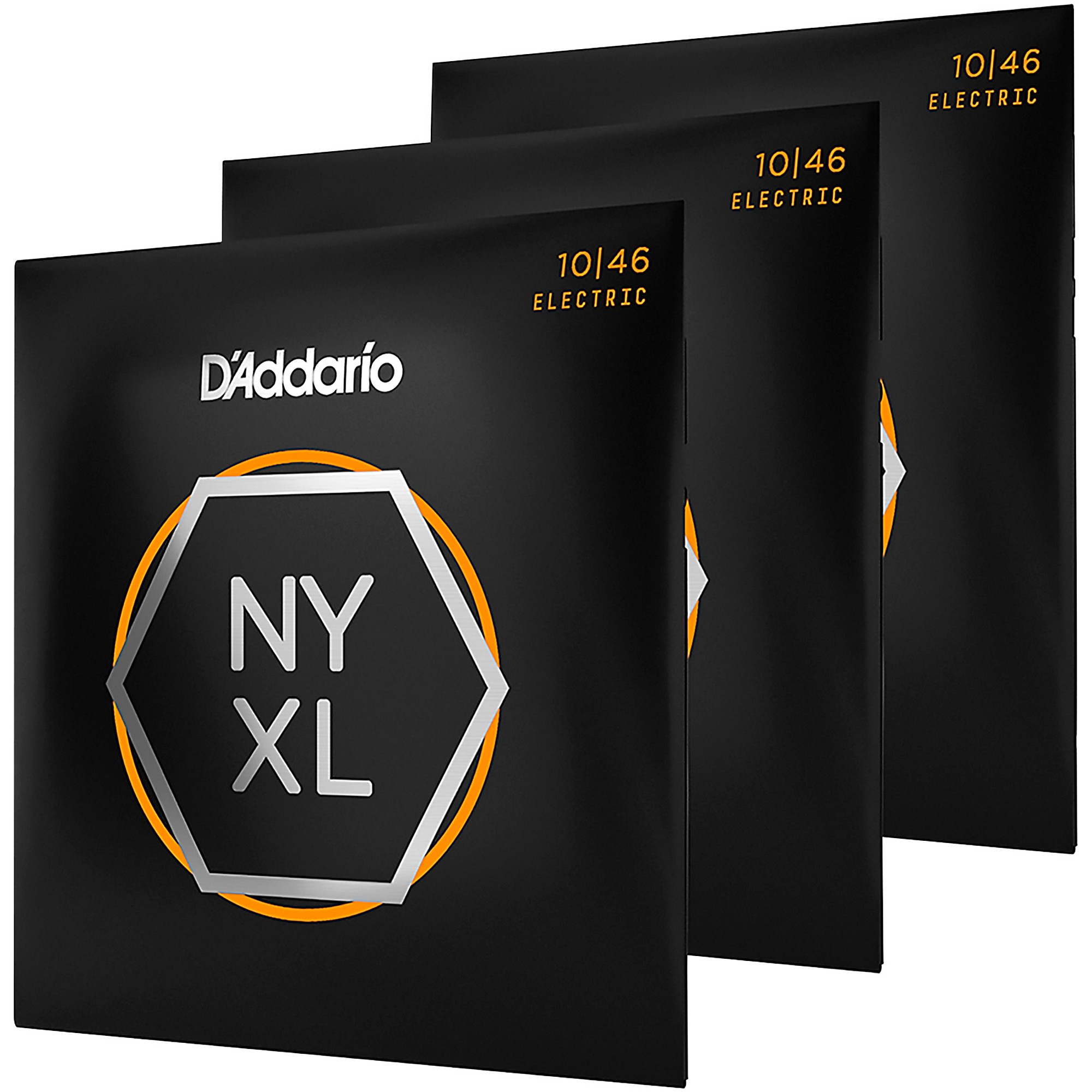 D'Addario NYXL1046 ダダリオ 3 set 10/46 D'Addario NYXL1046 Light Electric Guitar Strings 3-Pack | Guitar