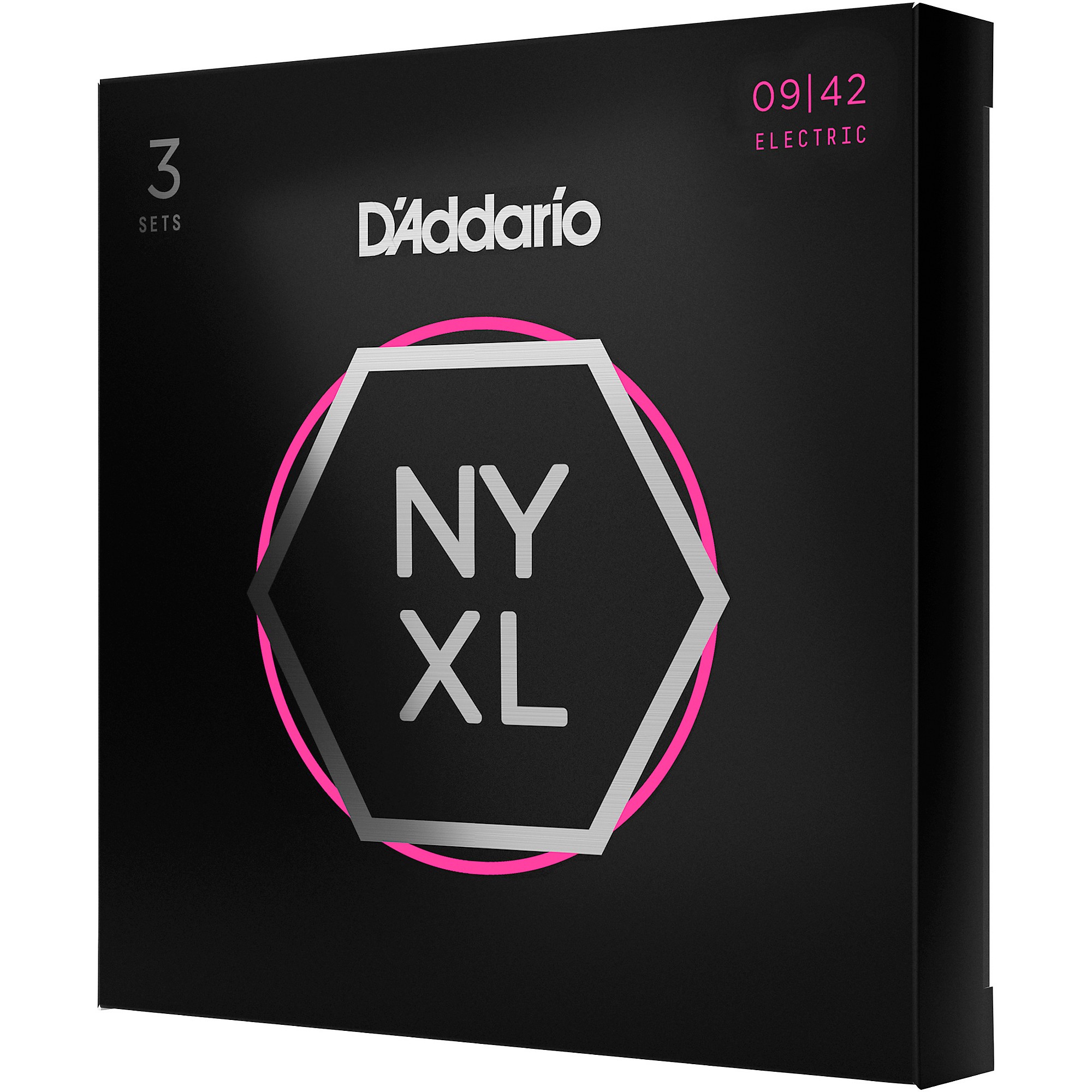 D'Addario NYXL0942 Super-Light 3-Pack Electric Guitar