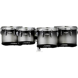 Pearl Championship CarbonCore Marching Tenor Drums Quad Sonic Cut 10, 12, 13, 14 in. Black Silver Burst #368