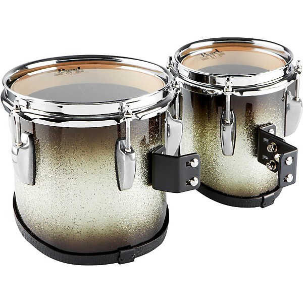 Pearl Championship CarbonCore Marching Tenor Drums Sonic Cut 6, 8 in. Black Silver Burst #368