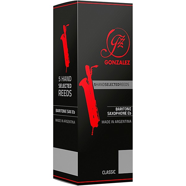 Gonzalez Classic Bass Clarinet Reeds Box of 5 Strength 2.5