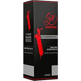 Gonzalez Classic Bass Clarinet Reeds Box of 5 Strength 2